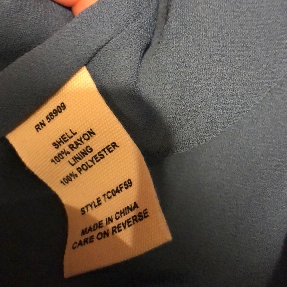 Chelsea & Violet Navy Embroidered Dress NWT Medium - Picture 8 of 8